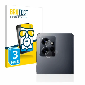 Parte frontal de un envase de producto con el logotipo de la marca BROTECT. Al lado se muestra el dispositivo Xiaomi Redmi Not