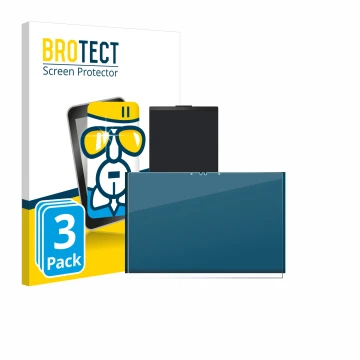 Parte frontal de un envase de producto con el logotipo de la marca BROTECT. Al lado se muestra el dispositivo ASUS Vivobook S 