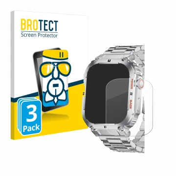 Parte frontal de un envase de producto con el logotipo de la marca BROTECT. Al lado se muestra el dispositivo LIGE K-57 1.96