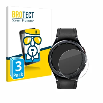 Parte frontal de un envase de producto con el logotipo de la marca BROTECT. Al lado se muestra el dispositivo Samsung Galaxy W