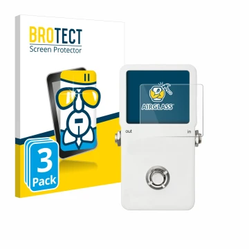 Parte frontal de un envase de producto con el logotipo de la marca BROTECT. Al lado se muestra el dispositivo TC Electronic PO