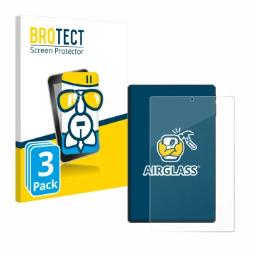 Parte frontal de un envase de producto con el logotipo de la marca BROTECT. Al lado se muestra el dispositivo Simplori M107 co