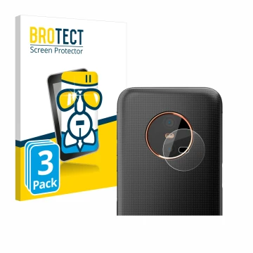 Parte frontal de un envase de producto con el logotipo de la marca BROTECT. Al lado se muestra el dispositivo Gigaset GX6 Pro 