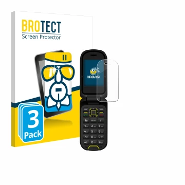 Parte frontal de un envase de producto con el logotipo de la marca BROTECT. Al lado se muestra el dispositivo Hammer Bow LTE c