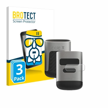 Parte frontal de un envase de producto con el logotipo de la marca BROTECT. Al lado se muestra el dispositivo Opticon OPN-6000