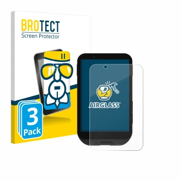 Parte frontal de un envase de producto con el logotipo de la marca BROTECT. Al lado se muestra el dispositivo iGPSPORT igs800 