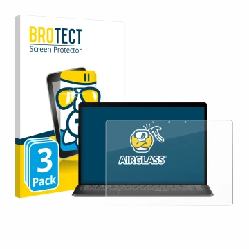 Parte frontal de un envase de producto con el logotipo de la marca BROTECT. Al lado se muestra el dispositivo Minisforum V3 3-
