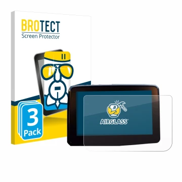 Parte frontal de un envase de producto con el logotipo de la marca BROTECT. Al lado se muestra el dispositivo Mazda 2 BJ 2024 