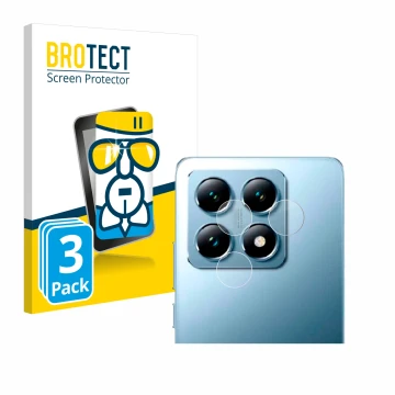 Parte frontal de un envase de producto con el logotipo de la marca BROTECT. Al lado se muestra el dispositivo Xiaomi 14T (SÓLO