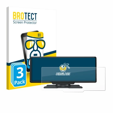 Parte frontal de un envase de producto con el logotipo de la marca BROTECT. Al lado se muestra el dispositivo Lamto 9.26