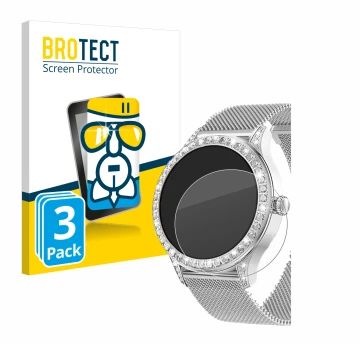 Parte frontal de un envase de producto con el logotipo de la marca BROTECT. Al lado se muestra el dispositivo Powerwill Smartw