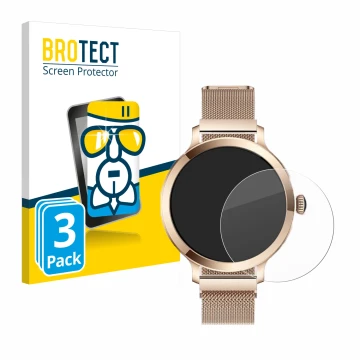 Parte frontal de un envase de producto con el logotipo de la marca BROTECT. Al lado se muestra el dispositivo Bekomiya Smartwa