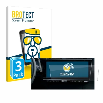 Parte frontal de un envase de producto con el logotipo de la marca BROTECT. Al lado se muestra el dispositivo DS 7 Facelift (2