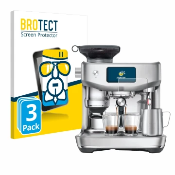 Parte frontal de un envase de producto con el logotipo de la marca BROTECT. Al lado se muestra el dispositivo Sage the Oracle 