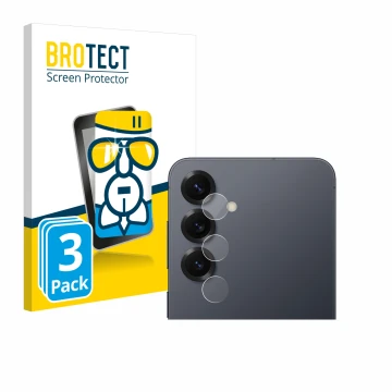 Parte frontal de un envase de producto con el logotipo de la marca BROTECT. Al lado se muestra el dispositivo Samsung Galaxy S