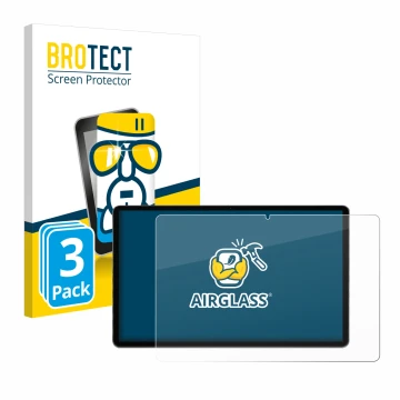Parte frontal de un envase de producto con el logotipo de la marca BROTECT. Al lado se muestra el dispositivo Xgody Q17 11