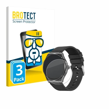 Parte frontal de un envase de producto con el logotipo de la marca BROTECT. Al lado se muestra el dispositivo Knauermann Pro 3