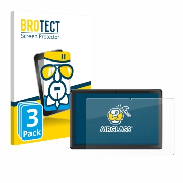 Parte frontal de un envase de producto con el logotipo de la marca BROTECT. Al lado se muestra el dispositivo SGIN T10 Pro 10.