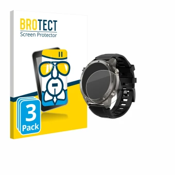 Parte frontal de un envase de producto con el logotipo de la marca BROTECT. Al lado se muestra el dispositivo Knauermann GPS 4