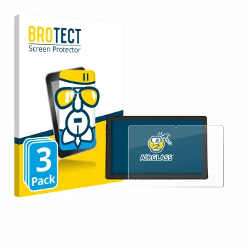 Parte frontal de un envase de producto con el logotipo de la marca BROTECT. Al lado se muestra el dispositivo Whitedeer A10PRO