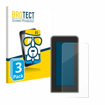 Parte frontal de un envase de producto con el logotipo de la marca BROTECT. Al lado se muestra el dispositivo Tenways CGO600 P