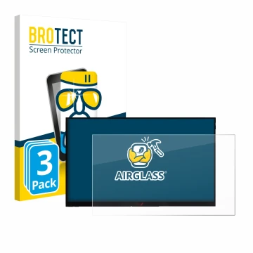 Parte frontal de un envase de producto con el logotipo de la marca BROTECT. Al lado se muestra el dispositivo Verbatim PMT-15 