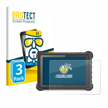 Parte frontal de un envase de producto con el logotipo de la marca BROTECT. Al lado se muestra el dispositivo MSI ND52 con su 