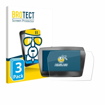 Parte frontal de un envase de producto con el logotipo de la marca BROTECT. Al lado se muestra el dispositivo Voge 625 2025 co