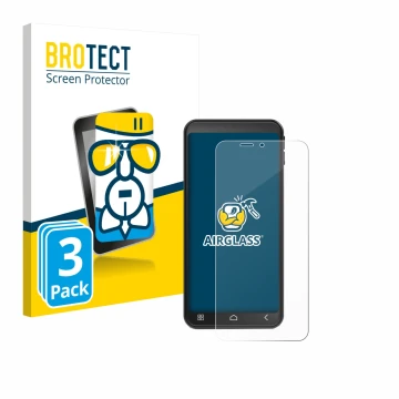Parte frontal de un envase de producto con el logotipo de la marca BROTECT. Al lado se muestra el dispositivo Emporia Smart ME