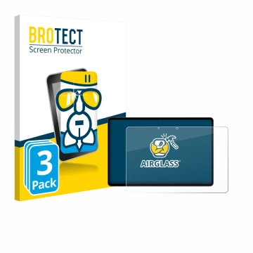 Parte frontal de un envase de producto con el logotipo de la marca BROTECT. Al lado se muestra el dispositivo OnePlus Pad Lite