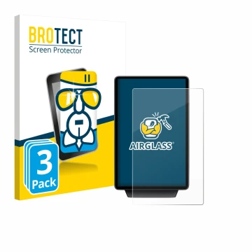 Parte frontal de un envase de producto con el logotipo de la marca BROTECT. Al lado se muestra el dispositivo Ford Explorer El