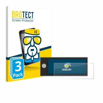 Parte frontal de un envase de producto con el logotipo de la marca BROTECT. Al lado se muestra el dispositivo Peugeot Expert 2