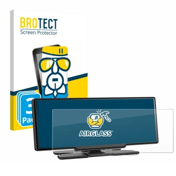 Parte frontal de un envase de producto con el logotipo de la marca BROTECT. Al lado se muestra el dispositivo Avylet RC11 8.1