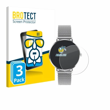 Parte frontal de un envase de producto con el logotipo de la marca BROTECT. Al lado se muestra el dispositivo Pireware Amory 5