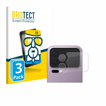 Parte frontal de un envase de producto con el logotipo de la marca BROTECT. Al lado se muestra el dispositivo Xiaomi 17 Pro Ma