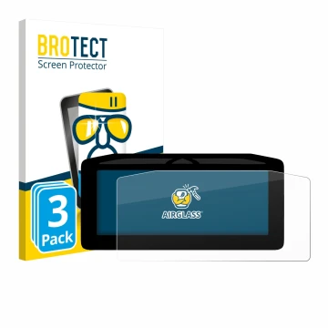 Parte frontal de un envase de producto con el logotipo de la marca BROTECT. Al lado se muestra el dispositivo Ducati Panigale 