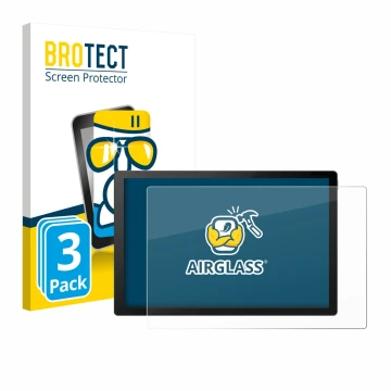 Parte frontal de un envase de producto con el logotipo de la marca BROTECT. Al lado se muestra el dispositivo EcoFlow PowerIns