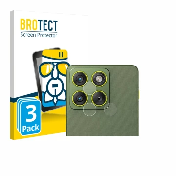 Parte frontal de un envase de producto con el logotipo de la marca BROTECT. Al lado se muestra el dispositivo Motorola Edge 70