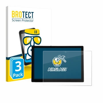 Parte frontal de un envase de producto con el logotipo de la marca BROTECT. Al lado se muestra el dispositivo Wortmann Terra P