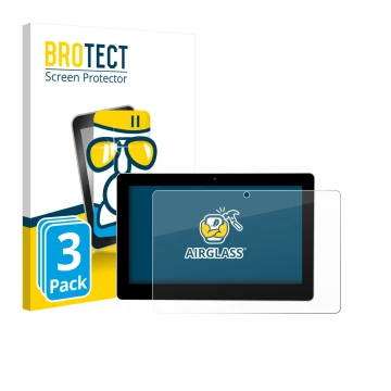 Parte frontal de un envase de producto con el logotipo de la marca BROTECT. Al lado se muestra el dispositivo Victron Energy G