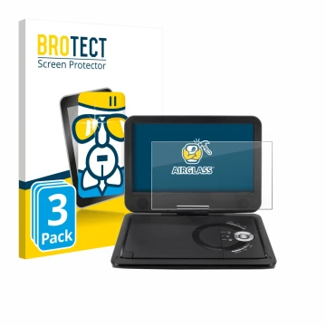 Parte frontal de un envase de producto con el logotipo de la marca BROTECT. Al lado se muestra el dispositivo Soundmaster PDB1
