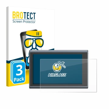 Parte frontal de un envase de producto con el logotipo de la marca BROTECT. Al lado se muestra el dispositivo SmallRig Wireles