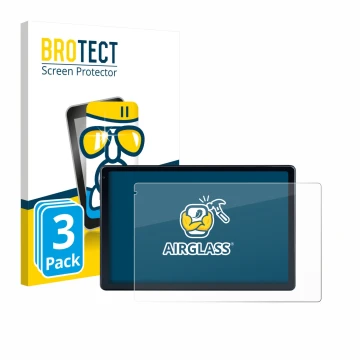 Parte frontal de un envase de producto con el logotipo de la marca BROTECT. Al lado se muestra el dispositivo MUISOO MUIC10702