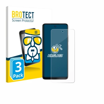 Parte frontal de un envase de producto con el logotipo de la marca BROTECT. Al lado se muestra el dispositivo Philips S7710 Om
