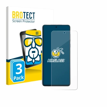 Parte frontal de un envase de producto con el logotipo de la marca BROTECT. Al lado se muestra el dispositivo Oppo Find X8s+ c