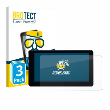 Parte frontal de un envase de producto con el logotipo de la marca BROTECT. Al lado se muestra el dispositivo Zontes 368 K con