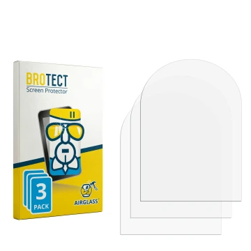 Parte frontal de un envase de producto con el logotipo de la marca BROTECT. Al lado está el protector de pantalla correspondie