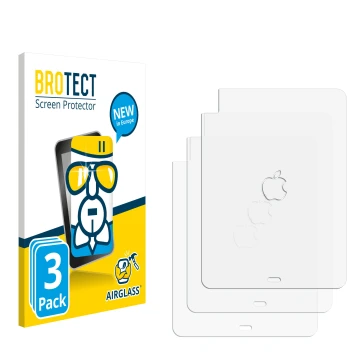 Parte frontal de un envase de producto con el logotipo de la marca BROTECT. Al lado está el protector de pantalla correspondie