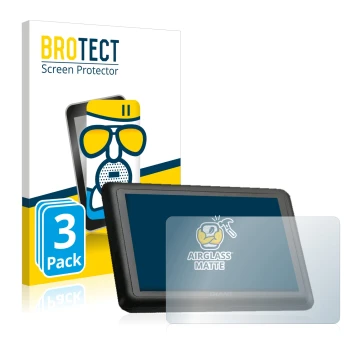 Parte frontal de un envase de producto con el logotipo de la marca BROTECT. Al lado se muestra el dispositivo Giant RideContro