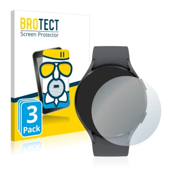 Parte frontal de un envase de producto con el logotipo de la marca BROTECT. Al lado se muestra el dispositivo Garmin Fenix 6S 